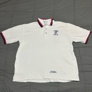 Vintage‎ 1998 Rare Munsingwear Polo Shirt Ty Cobb Museum Men Large Made in USA